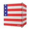 Husky 1.5 Cu. ft. 40-Can American Flag Freestanding Countertop Mini Fridge with Reversible Door without Freezer (USA Flag) 2 Husky 1.5 Cu. ft. 40-Can American Flag Freestanding Countertop Mini Fridge with Reversible Door without Freezer (USA Flag) -ToolHub Shop american flag husky beverage wine combos osfs025 amr 64 1000