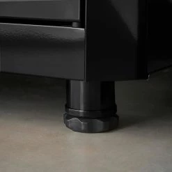 Husky Ready-to-Assemble 24-Gauge Steel 1-Drawer 2-Door Garage Base Cabinet in Black (28 in. W x 33 in. H x 18 in. D -ToolHub Shop black husky free standing cabinets g2801b us 4f 1000