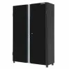 Husky Ready-to-Assemble 24-Gauge Steel Freestanding Garage Cabinet in Black (48 in. W x 72 in. H x 18 in. D) -ToolHub Shop black husky free standing cabinets g4802t us 64 1000