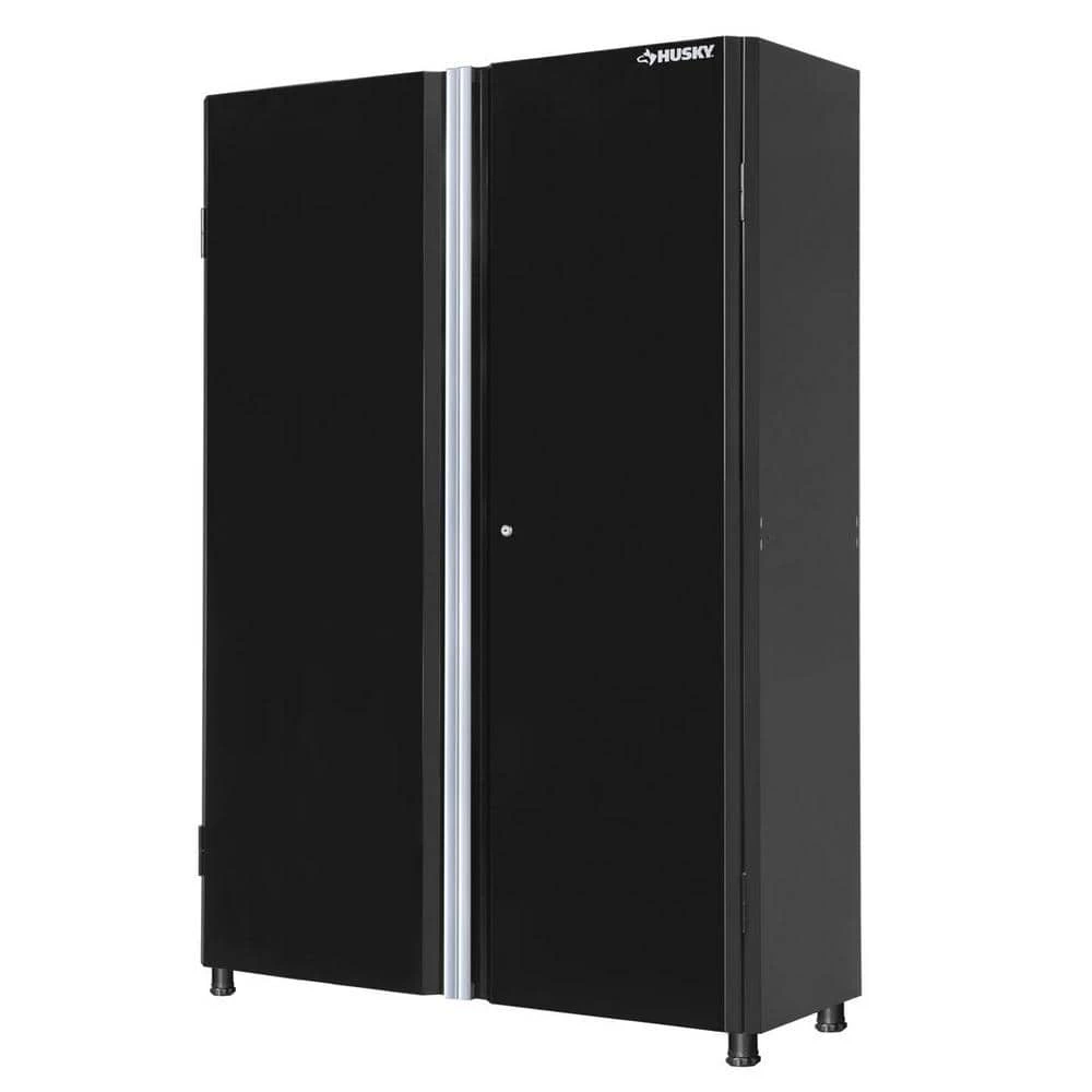 Husky Ready-to-Assemble 24-Gauge Steel Freestanding Garage Cabinet in Black (48 in. W x 72 in. H x 18 in. D) 3 Husky Ready-to-Assemble 24-Gauge Steel Freestanding Garage Cabinet in Black (48 in. W x 72 in. H x 18 in. D)