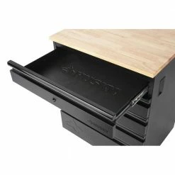 Husky Heavy Duty Welded 18-Gauge Steel 5-Drawer Garage Base Cabinet in Black (28 in. W x 32 in. H x 21.5 in. D) -ToolHub Shop black husky free standing cabinets htc100007 66 1000