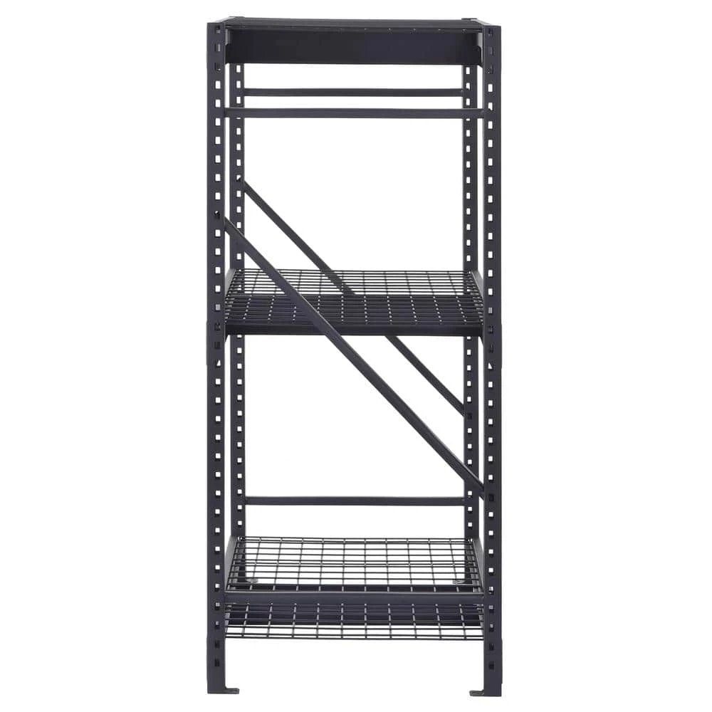 Husky 3-Tier Industrial Duty Steel Freestanding Garage Storage Shelving Unit in Black (65 in. W x 54 in. H x 24 in. D) 7 Husky 3-Tier Industrial Duty Steel Freestanding Garage Storage Shelving Unit in Black (65 in. W x 54 in. H x 24 in. D) - Image 5