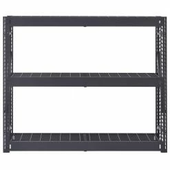 Husky 3-Tier Industrial Duty Steel Freestanding Garage Storage Shelving Unit in Black (65 in. W x 54 in. H x 24 in. D) 22 Husky 3-Tier Industrial Duty Steel Freestanding Garage Storage Shelving Unit in Black (65 in. W x 54 in. H x 24 in. D) -ToolHub Shop black husky freestanding shelving units n2w652454w3b 77 1000