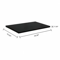 Husky 2-Pack Steel Shelf Set in Black (36 in. W x 15 in. D) for Ready-to-Assemble 36 in. Freestanding Garage Cabinet -ToolHub Shop black husky garage cabinet accessories g3600ps us 40 1000