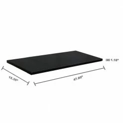 Husky 2-Pack Steel Shelf Set in Black (47 in. W x 15 in. D) for Ready-to-Assemble 48 in. Freestanding Garage Cabinet 7 Husky 2-Pack Steel Shelf Set in Black (47 in. W x 15 in. D) for Ready-to-Assemble 48 in. Freestanding Garage Cabinet -ToolHub Shop black husky garage cabinet accessories g4800ps us 40 1000