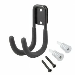 Husky Large Wall Mounted J-Hook -ToolHub Shop black husky garage storage hooks 838715 c3 1000