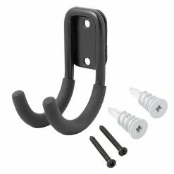 Husky Small Wall Mounted J-Hook -ToolHub Shop black husky garage storage hooks 842245 c3 1000