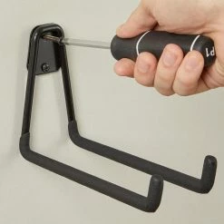 Husky Wall Mounted Ladder Hook 17 Husky Wall Mounted Ladder Hook -ToolHub Shop black husky garage storage hooks 860725 fa 1000