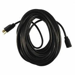 Husky 50 ft. 14/3 Oil Resistant Indoor/Outdoor Extension Cord, Black -ToolHub Shop black husky general purpose cords hd 277 614 c3 1000