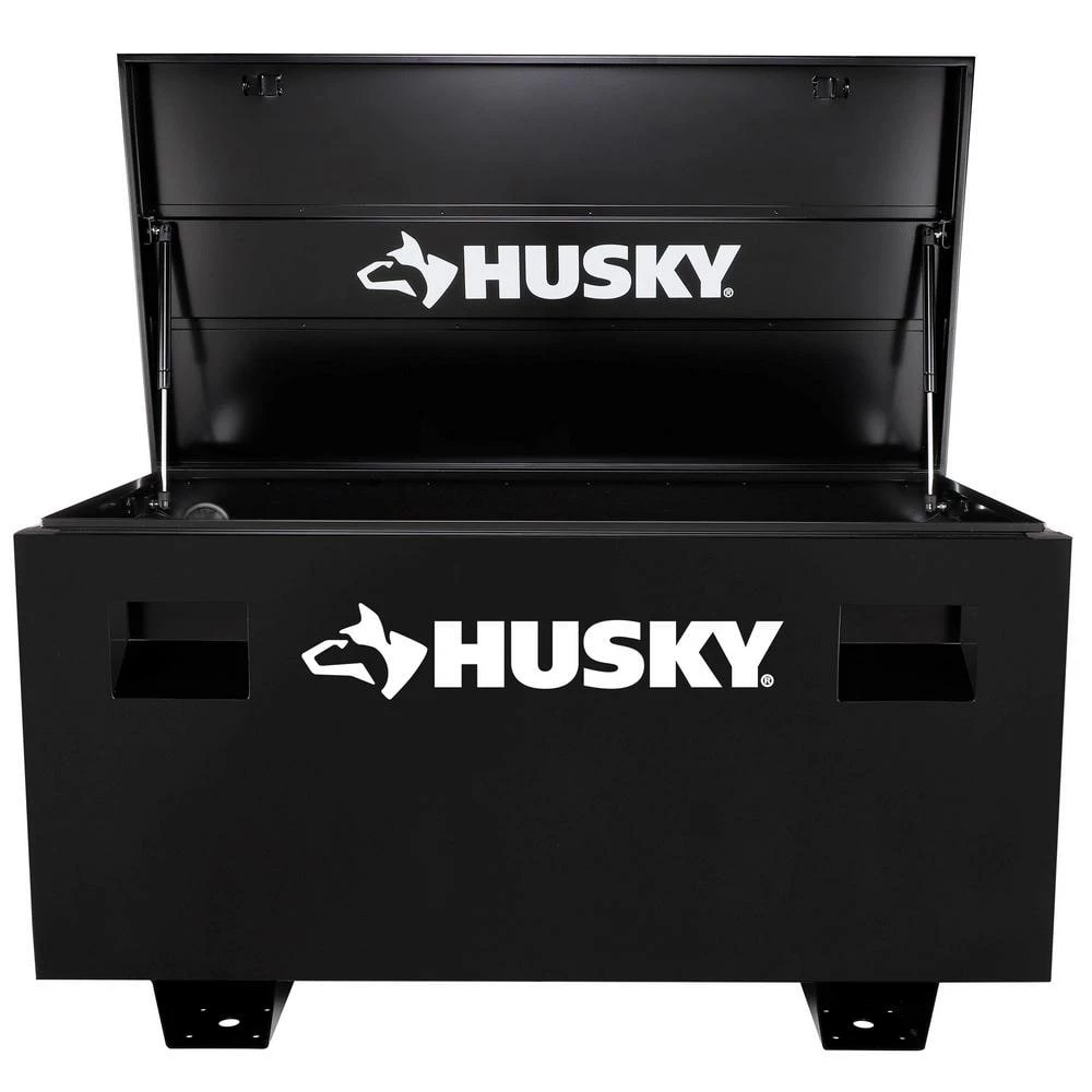 Husky 48 in. W x 24 in. D Steel Job Site Tool Box in Black 6 Husky 48 in. W x 24 in. D Steel Job Site Tool Box in Black - Image 4