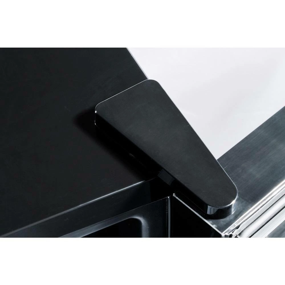 Husky 1.51 Cu. ft. 40-Can Retro Freestanding Quiet Compact Countertop Mini Fridge with Reversible Door without Freezer (Black) 6 Husky 1.51 Cu. ft. 40-Can Retro Freestanding Quiet Compact Countertop Mini Fridge with Reversible Door without Freezer (Black) - Image 4