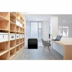 Husky 1.51 Cu. ft. 40-Can Retro Freestanding Quiet Compact Countertop Mini Fridge with Reversible Door without Freezer (Black) 19 Husky 1.51 Cu. ft. 40-Can Retro Freestanding Quiet Compact Countertop Mini Fridge with Reversible Door without Freezer (Black) -ToolHub Shop black husky mini fridges osfr002 bm 4f 1000