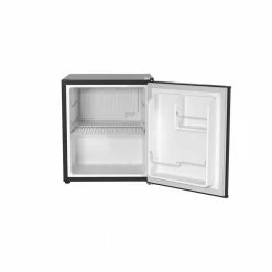 Husky 1.5 Cu. ft. 40-Can Solid Door Freestanding Countertop Quiet Mini Fridge with Reversible Door without Freezer (Black) -ToolHub Shop black husky mini fridges osfs008 bm 1f 1000