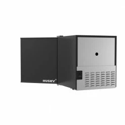 Husky 1.5 Cu. ft. 40-Can Solid Door Freestanding Countertop Quiet Mini Fridge with Reversible Door without Freezer (Black) -ToolHub Shop black husky mini fridges osfs008 bm 40 1000