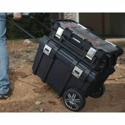 Husky 26 in. Connect Rolling Tool Box Black -ToolHub Shop black husky modular tool storage systems 228224 76 1000