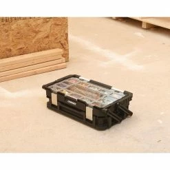 Husky 22 in. 22-Compartment Connect Cantilever Organizer for Small Parts Organizer 16 Husky 22 in. 22-Compartment Connect Cantilever Organizer for Small Parts Organizer -ToolHub Shop black husky modular tool storage systems 230379 40 1000