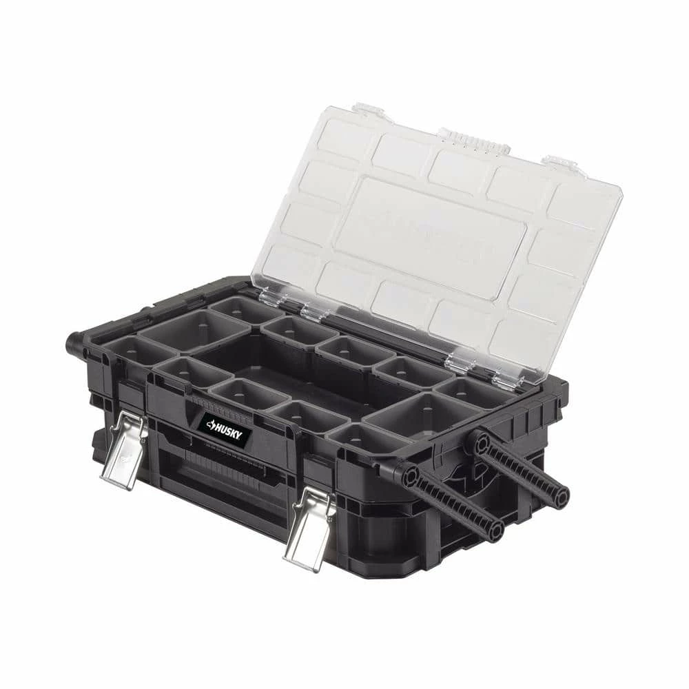 Husky 22 in. 22-Compartment Connect Cantilever Organizer for Small Parts Organizer 9 Husky 22 in. 22-Compartment Connect Cantilever Organizer for Small Parts Organizer - Image 7