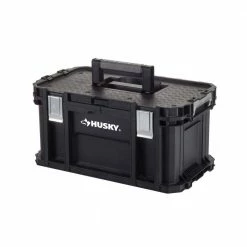 Husky 22 in. Connect Rolling System Tool Box -ToolHub Shop black husky modular tool storage systems 230381 44 1000 1