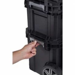 Husky 22 in. Connect Rolling System Tool Box -ToolHub Shop black husky modular tool storage systems 230381 4f 1000 1