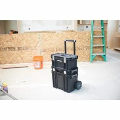 Husky 22 in. Connect Rolling System Tool Box -ToolHub Shop black husky modular tool storage systems 230381 a0 1000 1