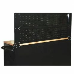 Husky 46 in. Pegboard Back Wall for Mobile Workbench -ToolHub Shop black husky pegboards d6tc09001 66 1000