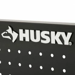 Husky 46 in. Pegboard Back Wall for Mobile Workbench -ToolHub Shop black husky pegboards d6tc09001 a0 1000