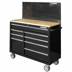 Husky 46 in. Pegboard Back Wall for Mobile Workbench -ToolHub Shop black husky pegboards d6tc09001 d4 1000