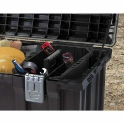 Husky 37 in. Rolling Tool Box Utility Cart Black -ToolHub Shop black husky portable tool boxes 209261 4f 1000