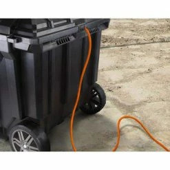 Husky 37 in. Rolling Tool Box Utility Cart Black -ToolHub Shop black husky portable tool boxes 209261 fa 1000