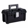 Husky 16 in. Black Plastic Portable Tool Box with Metal Latches 2 Husky 16 in. Black Plastic Portable Tool Box with Metal Latches -ToolHub Shop black husky portable tool boxes 235574 64 1000