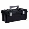 Husky 26 in. Black Plastic Portable Tool Box with Metal Latches -ToolHub Shop black husky portable tool boxes 235580 64 1000