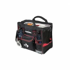 Husky 16 in. Large Mouth Tool Bag with Tool Wall -ToolHub Shop black husky tool bags 67126 02 c3 1000