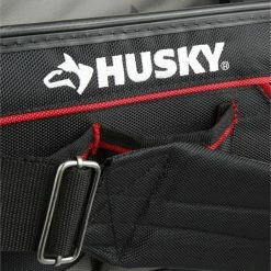 Husky 20 in. Pro Tool Tote with Removable Tool Wall -ToolHub Shop black husky tool bags 67129 02 1d 1000