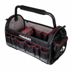 Husky 20 in. Pro Tool Tote with Removable Tool Wall