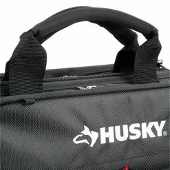 Husky 18 in. Tech Tool Bag -ToolHub Shop black husky tool bags 67130 02 40 1000