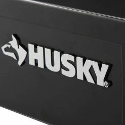 Husky 33 in 4-Drawer Mechanics Cart with Extended Side Table and Bottle Tray 20 Husky 33 in 4-Drawer Mechanics Cart with Extended Side Table and Bottle Tray -ToolHub Shop black husky tool carts xhouc3304b11 a0 1000