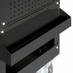 Husky 33 in 4-Drawer Mechanics Cart with Extended Side Table and Bottle Tray 28 Husky 33 in 4-Drawer Mechanics Cart with Extended Side Table and Bottle Tray -ToolHub Shop black husky tool carts xhouc3304b11 fa 1000