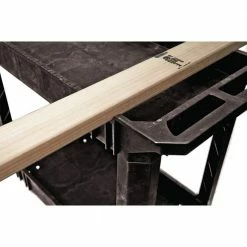 Husky 2-Tier Plastic 4-Wheeled Service Cart in Black with 500 lb. Capacity -ToolHub Shop black husky utility carts 410 113 0111 fa 1000