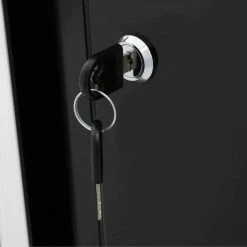 Husky Ready-to-Assemble 24-Gauge Steel Wall Mounted Garage Cabinet in Black (28 in. W x 29 in. H x 12 in. D) -ToolHub Shop black husky wall mounted cabinets g2802w us 77 1000