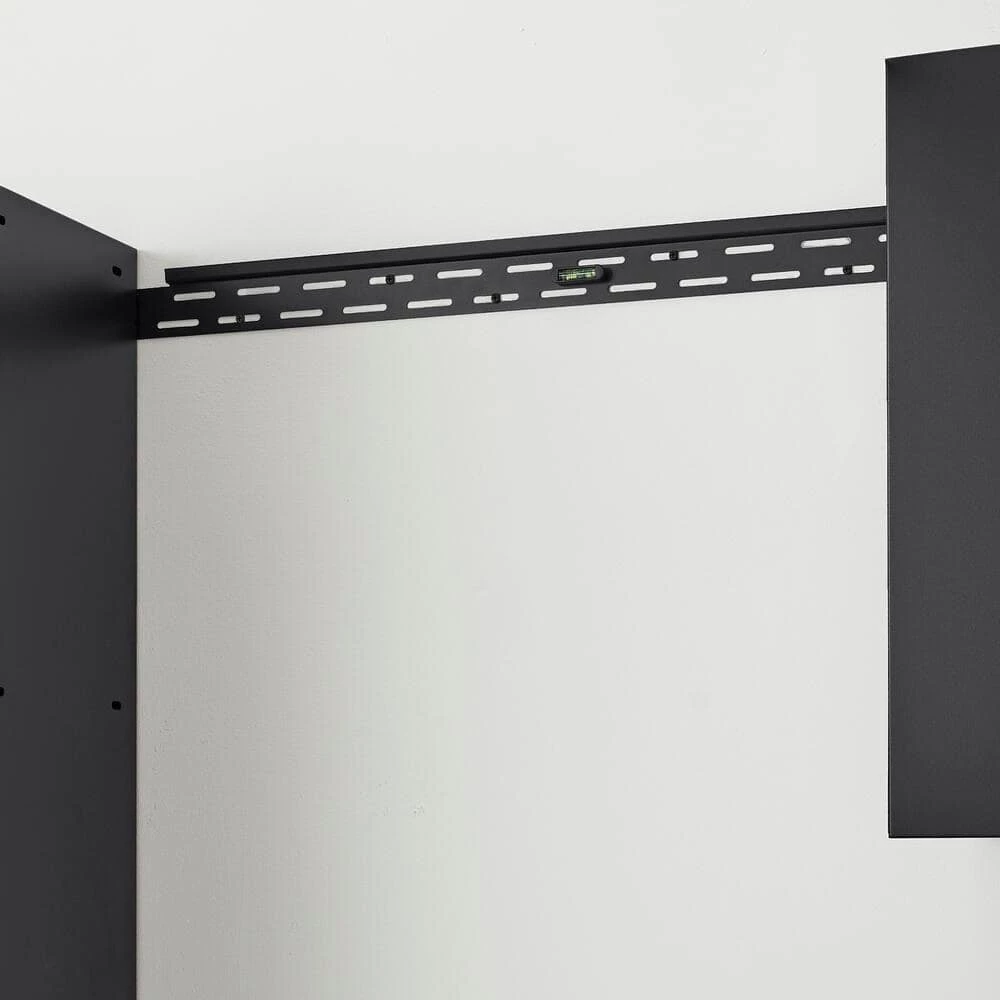 Husky Extra Wide Heavy Duty Welded 20-Gauge Steel Wall Mounted Garage Cabinet in Black (32 in. W x 22 in. H x 14 in. D) 10 Husky Extra Wide Heavy Duty Welded 20-Gauge Steel Wall Mounted Garage Cabinet in Black (32 in. W x 22 in. H x 14 in. D) - Image 8