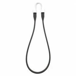 Husky 3/4 in. x 36 in. EPDM Rubber Tie-Down Strap with Steel Hook -ToolHub Shop blacks husky bungee cords fh47229 40 1000