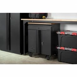 Husky 4 in. Caster Kit for Heavy Duty Welded Steel Garage Base Cabinets -ToolHub Shop blacks husky casters htc1000005 31 1000