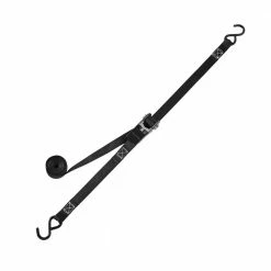 Husky 15 ft. x 1 in. Ratchet Tie-Down Strap with S-Hook -ToolHub Shop blacks husky ratchet straps fh0867 40 1000