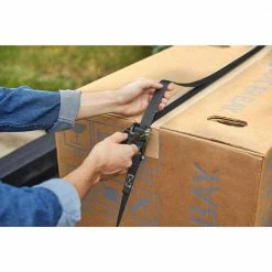 Husky 15 ft. x 1 in. Ratchet Tie-Down Strap with S-Hook -ToolHub Shop blacks husky ratchet straps fh0867 a0 1000