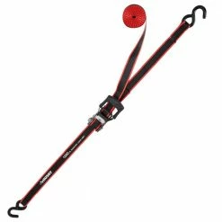 Husky 16 ft. x 1.25 in. Ratchet Tie-Down Straps with S-Hook (2-Pack) -ToolHub Shop blacks husky ratchet straps fh0935e 40 1000