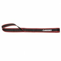 Husky 18 in. x 1-1/4 in. Soft Loop Strap (1-Pack) -ToolHub Shop blacks husky tie down hardware accessories fh1084t 40 1000