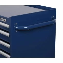 Husky 27 in. 10-Drawer Blue Tool Chest Combo -ToolHub Shop blue husky tool chest combos h27ch5tr5blu 1f 1000
