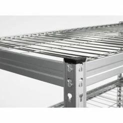 Husky 5-Tier Riveted Steel Garage Storage Shelving Unit in Silver (48 in. W x 78 in. H x 24 in. D) -ToolHub Shop gavanised husky freestanding shelving units 426007 a0 1000