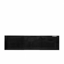 Husky 52 in. W to 72 in. Adjustable Pegboard, Gloss Black -ToolHub Shop gloss black husky pegboards hoaa52b11 4f 1000