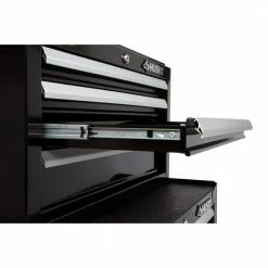 Husky 26 in. W x 12 in. D Standard Duty 4-Drawer Top Tool Chest in Gloss Black -ToolHub Shop gloss black husky top tool chests hkst98065bk 77 1000